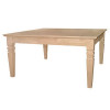 International Concepts OT-60SC Java Square Coffee Table