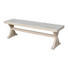International Concepts 18 x 60 x 14.56 in. Canyon Collection Solid Bench
