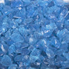 0.5 x 0.75 in. Fire Glass, Turquoise