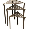 Triangular Nesting Tables - Bronze- set of 3