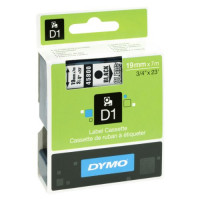 Dymo S0720820 DY D1 19MMX7M 3/4X23 BK/CLR GLOBAL