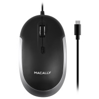Macally Peripherals UCDYNAMOUSESG USB-C OPTICAL MAC MOUSE BLACK/SPACE GRAY