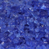 Light Blue Recycled Fire Pit Glass - Medium 10 lbs