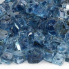 0.5 in. Pacific Blue Reflective Fire Glass - 10 lbs
