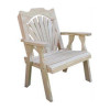Treated Pine Fanback Patio Chair