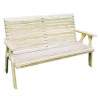 64 in. Treated Pine Rollback Garden Bench