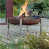 Solid Steel Fire Pit Parnidis - Tall