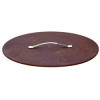 31 in. Fire Pit Steel Cover with Lid