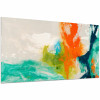 Frameless Free Floating Tempered Glass Art by EAD Art Coop - Tidal Abstract 1