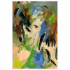 48 x 32 in. Abstract Colorful Frameless Tempered Glass Panel Contemporary Wall Art