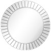 Moderno Beveled Round Wall Mirror