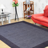 8 x 10 ft. Hand Knotted Gabbeh Silk Mix Contemporary Rectangle Area Rug Charcoal Black