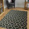 3 x 16 ft. Hand Knotted Sumak Jute Eco-Friendly Oriental Rectangle Area Rug, Green & Beige