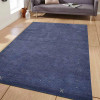 6 ft. 7 in. x 9 ft. 10 in. UBSL00109 Hand Knotted Gabbeh Wool Contemporary Area Rug Blue