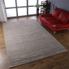 6 x 9 ft. Hand Knotted Gabbeh Silk Mix Solid Rectangle Area Rug Beige