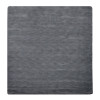8 x 8 ft. Hand Knotted Gabbeh Wool Solid Square Area Rug Charcoal