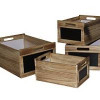Storage Box With Chalkboard -Pack of 2