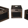 Set of 3 Box Wood -Pack of 2