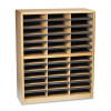 Value Sorter 36 Compartment - Literature Organizer - Medium Oak