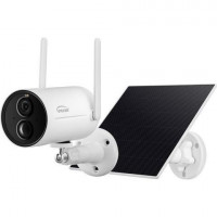Adesso CYBERVIEW 3010 3MP SMARTWIFI WRLS CAM SPKR/MIC SOLAR POWERED CLOUD AI WIFI H.264