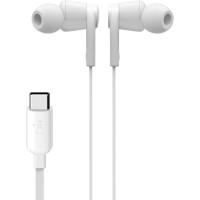 Belkin G3H0002BTWHT USB-C IN-EAR HEADPHONES WHITE RETAIL BOX
