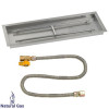 36 x 12 in. Rectangular Drop-In Pan with Match Light Kit - Natural Gas