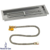 30 x 10 in. Rectangular Drop-In Pan with Match Light Kit - Natural Gas