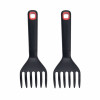 Nylon Meat Claws, Black & Red - Pack of 3