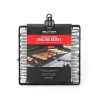 13 x 12 in. Black & Silver Steel Grill Basket