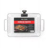 16.7 x 10.5 in. Silver Steel Roasting Basket