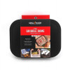Black & Silver Stainless Steel Griddle Dome
