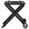 44.13 x 22.48 x 6.73 in. Plastic Woodfire Grill Stand, Black