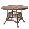 Jeco Honey Wicker 44 In. Round Dining Table