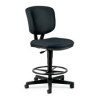 HON Company Volt Stool- Adjustable Footring- 27in.x29-.50in.x49-.88in.- Black