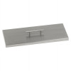 18 x 6 in. Stainless Steel Cover for Rectangular Drop-In Fire Pit Pan