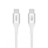 Belkin CAB015BT2MWH 240W BRAIDED C-C CABLE 2M WHT