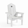 Original Wood Lounge Chair Twilight Blue Pine - 30.5 x 33.5 x 43.5 in.