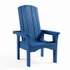 Irving Wood Lounge Chair Twilight Blue Polymer - 31 x 31.5 x 44.5 in.