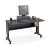 Company Mobile Desk- 53-.50in.x28in.x30in.- Mahogany-Medium Oak