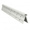 83 in. Full Mortise Heavy Duty Geared Continuous Hinge Clear Anodized Aluminum