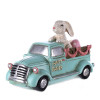 Easter Bunny in Car Figurine 9.5