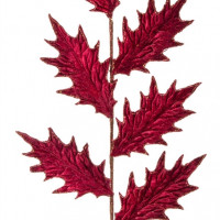 Glittered Holly Stem (Set of 12)