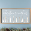 Christmas Wishes Holiday Wall Sign 31.5