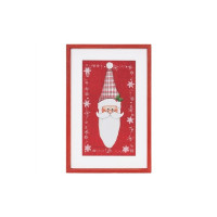 Traditional Santa Snowflake Wall Plaque 18