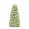 Glittered Pine Tree Candle 8