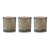 Wildflower Glass Candle Holder (Set of 3)