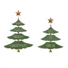 Tree Shape Sign (Set of 2) 17.5