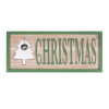 Wood Framed Christmas Bell Sign 18