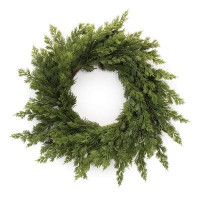 Variegated Pine Wreath 25