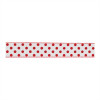 Red and White Polka Dot Wired Ribbon (Set of 2)